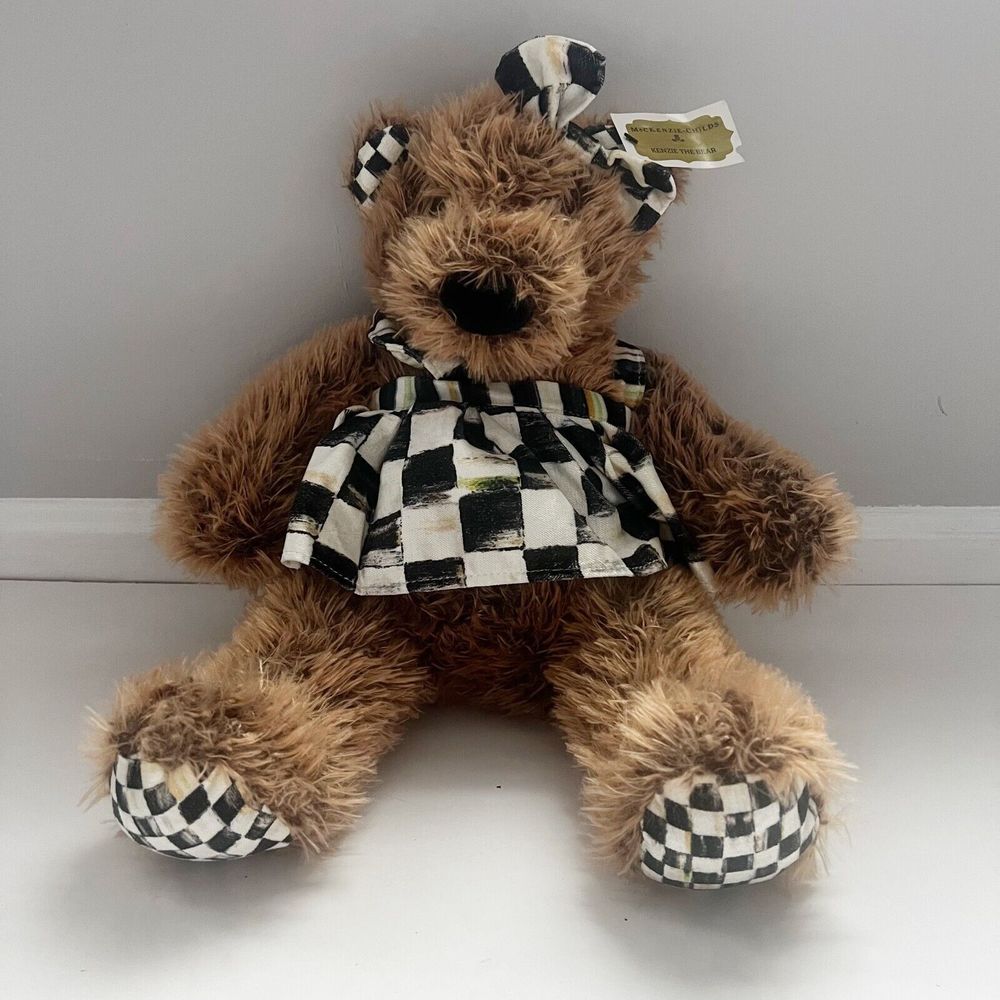 Mackenzie-Childs - Courtly Check KENZIE the Bear - Dress and Bow